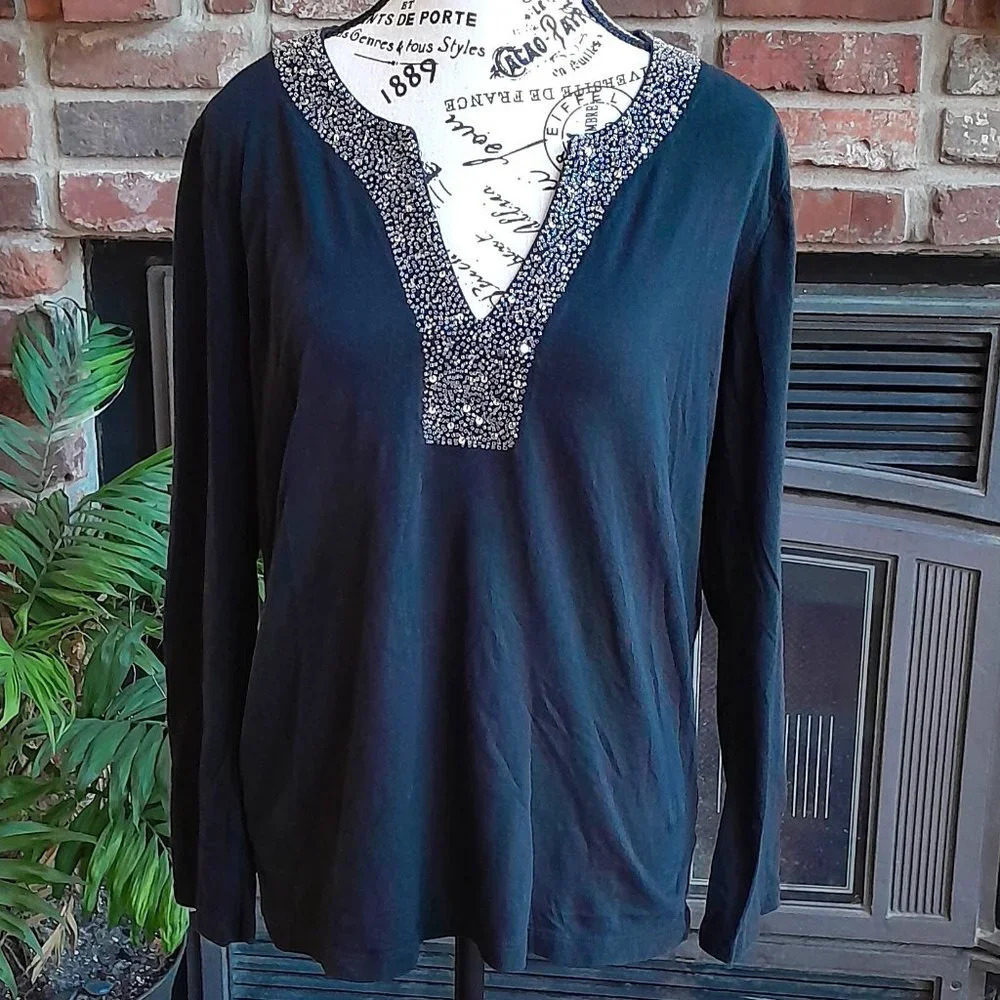 New York & Co Beaded Tunic